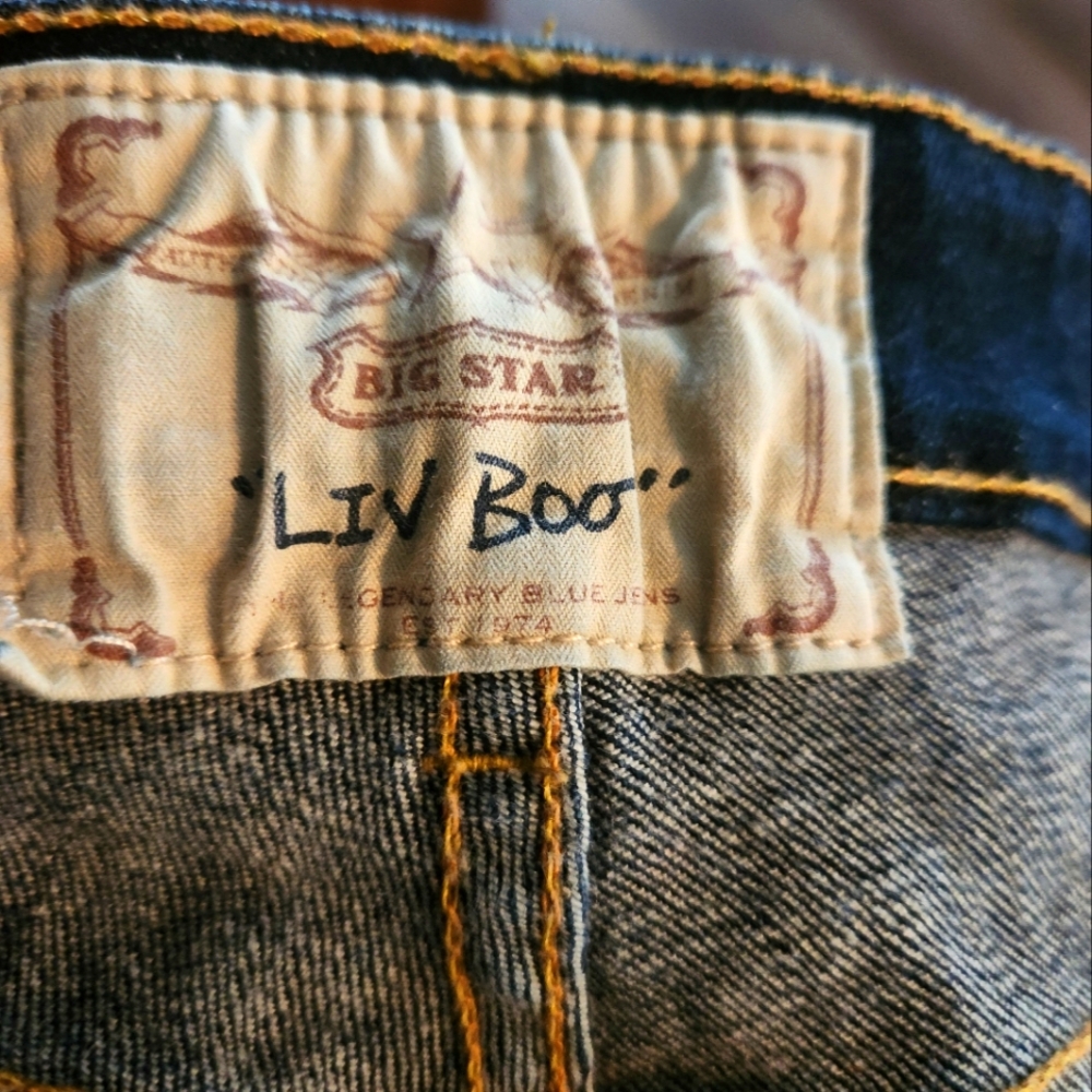 Big Star Women's Boot Cut Jeans - Dark Blue - Picture 13 of 14